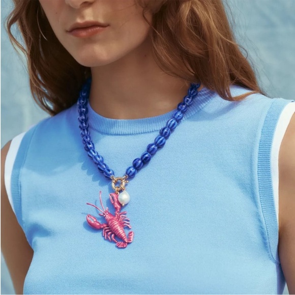 Zara Jewelry - Zara NWT beaded lobster pendant necklace 1011/053